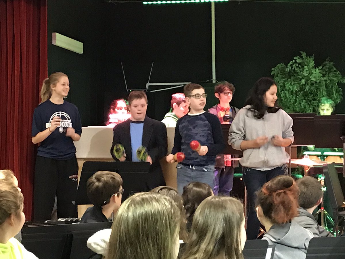 ChesterSup's tweet image. Amazing drum circle at BRMS Winter Concert!  Go Dr. Piascik and students. #WeAreChesterNJ