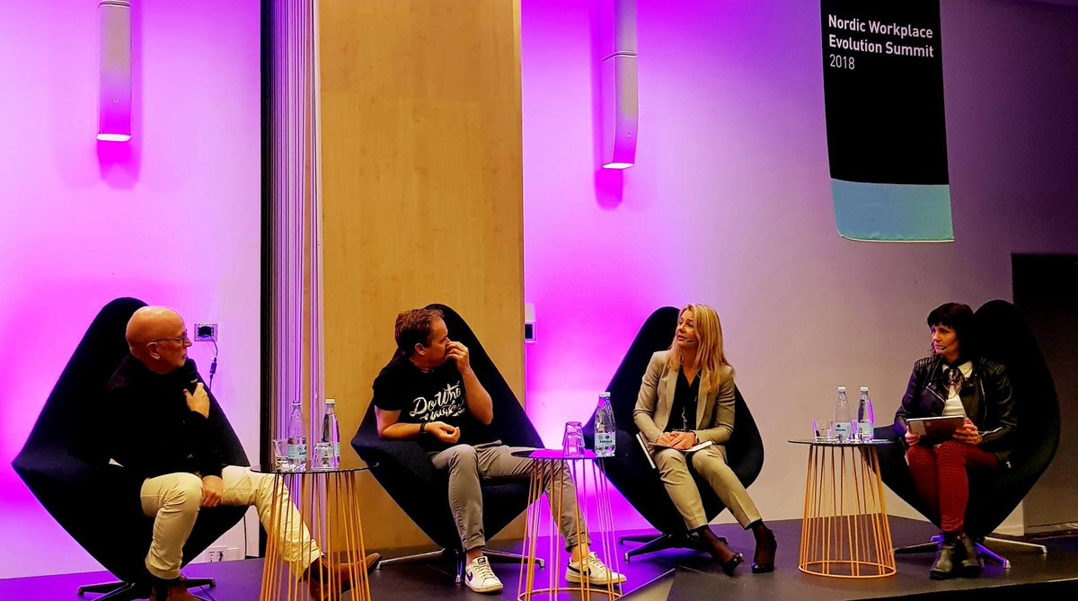 A #tbt to #Nordic #Workplace #Summit in Copenhagen when <a href="/UnitedSpaces/">United Spaces</a> joined stage with <a href="/WeWork/">WeWork</a> to discuss the future of #coworking
