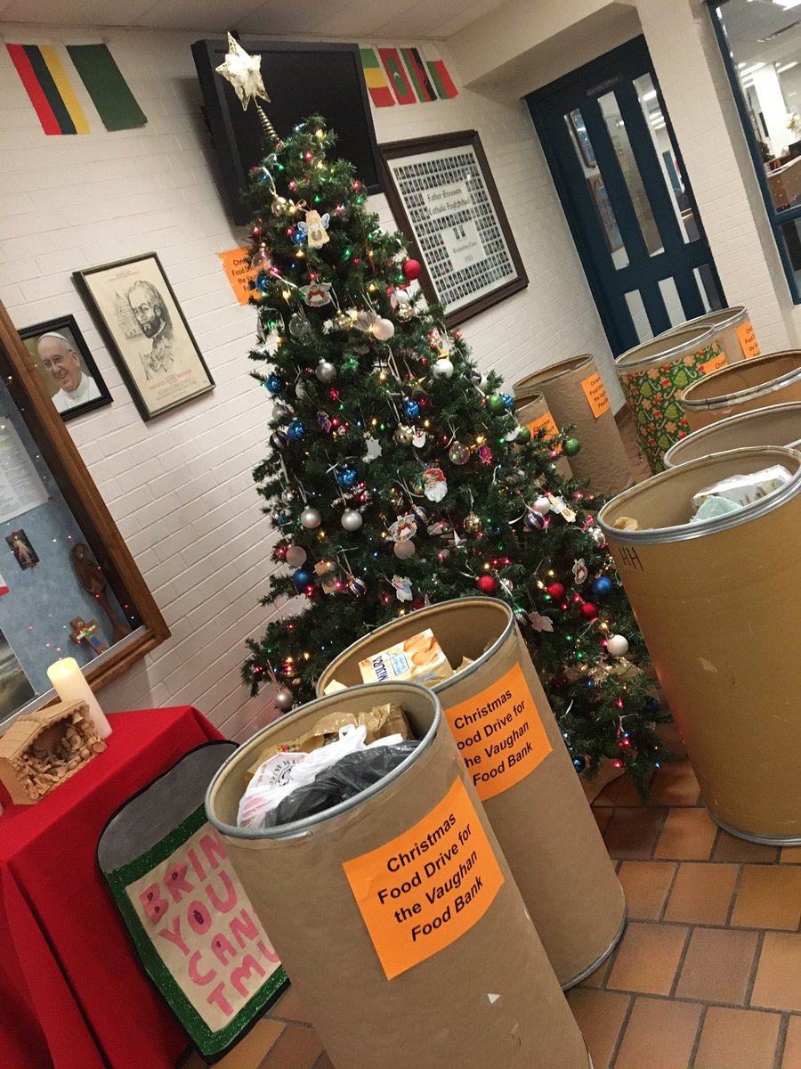 We have 3/10 bins filled!!!! Bring in non-perishable items to homeroom classes or to the front of the Chaplaincy Office! We need to fill all 10 bins to get a CIVVIES DAY!!!