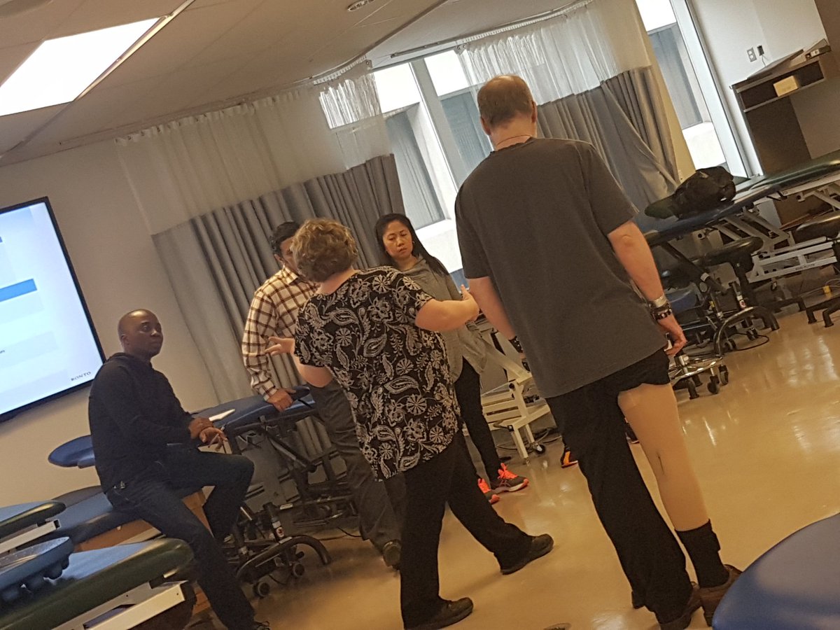 UofT_PT's tweet photo. #Uoftpt #OIEPB onsite Health Systems Module 6 is kicking off with "Function Training"! @fordnation @uoftmedicine @DrFullertonMPP @DavidPiccini @TorontosMayor @mmksquared @ssmabmersm @ONTPhysio @CollegeofPTs https://t.co/848TN2M4tQ