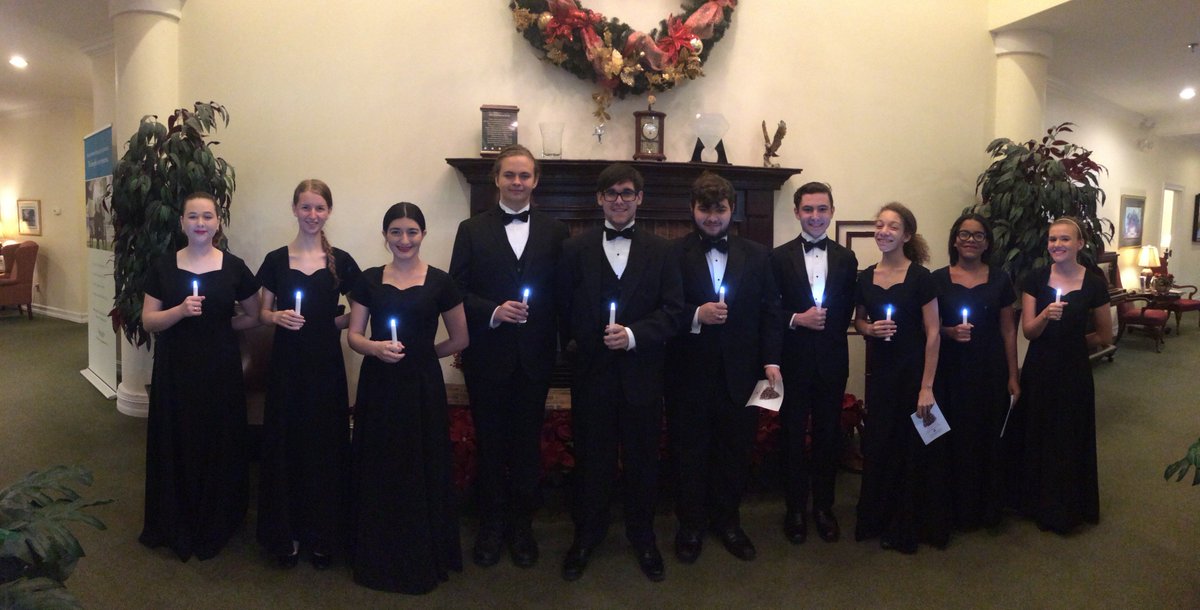 FPCFormality's tweet photo. Every year we sing a few acapella songs and lead the hymns at the Annual candlelight service at Craig Flagler Palms Memorial. This ceremony brings us together to remember.   The group this year was ready! https://t.co/hKWSgpu5vV