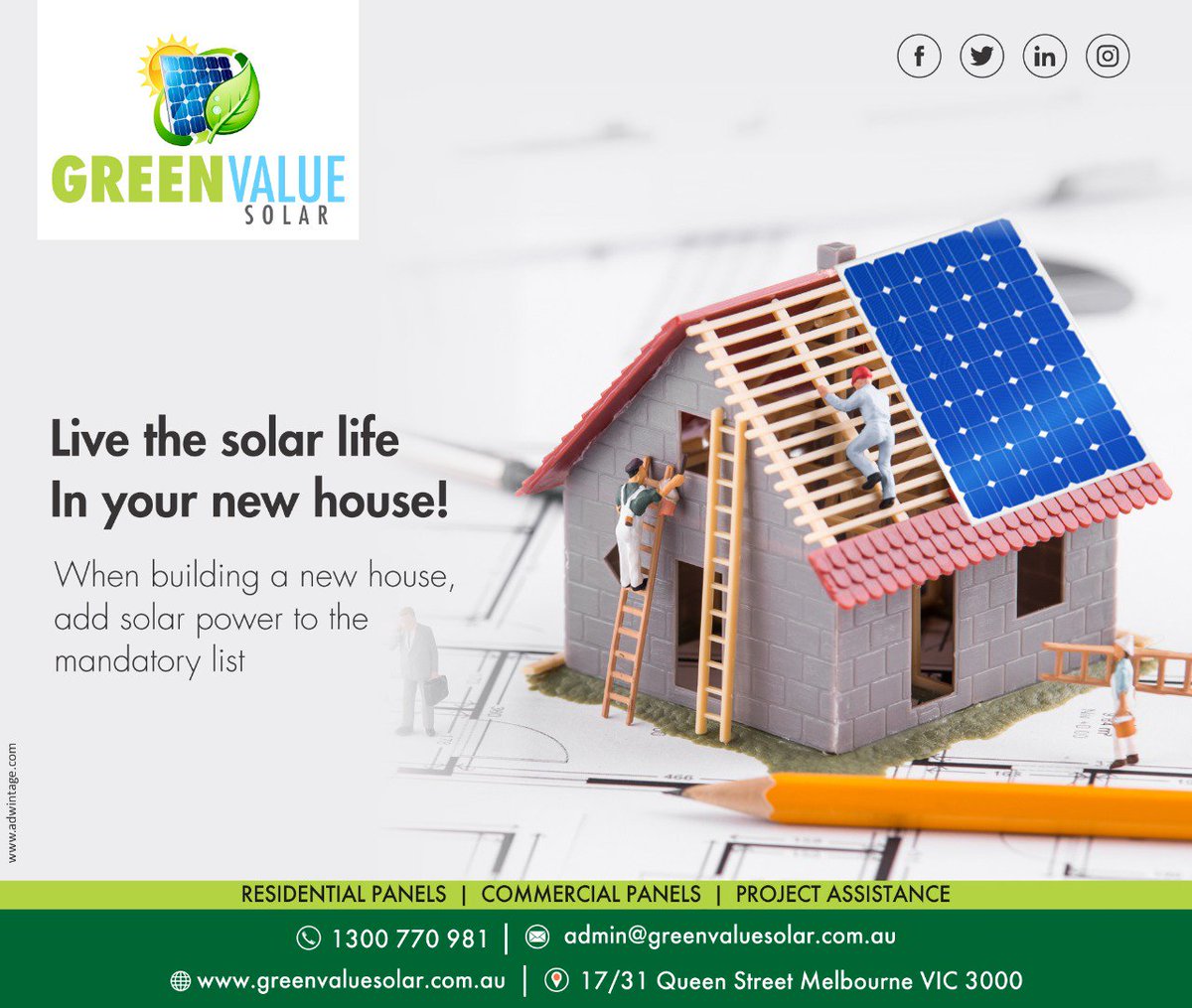 greenvaluesolar's tweet image. Take the first step in the right way! Begin your new life in a new house with a new source of energy! Go for Solar power and make your new house efficient for ages.

#solarenergy #solarpower #SolarPanel #GreenValueSolar #greenvaluesolar #solarbright