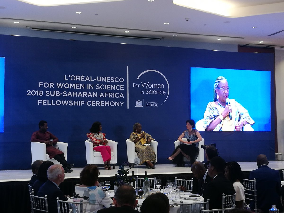 UnescoEast's tweet photo. How to increase the statistics of Women in Science? 1. Reach out to young girls when they are young, #Engage them- 2. Invest in them &amp; propose #Science as a career; 3. Have success stories as #RoleModels; 4. Establish #Mentorships programs @4womeninscience https://t.co/MAlXCaedLH