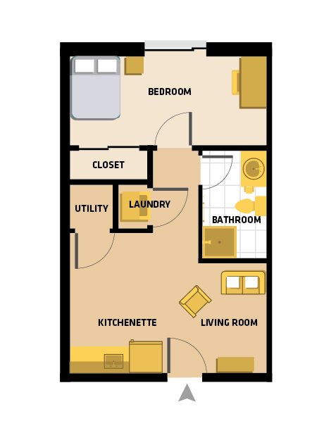 Get excited Shockers! We have the room layouts for our newest residence hall- The Suites! The Suites will house both new and returning students starting Fall 2019!