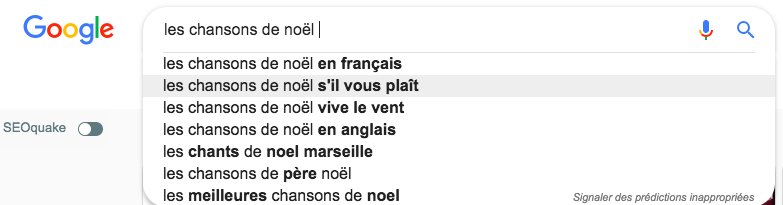 J’ai trouvé une requête la plus polie dans le monde 😍 Je pense qu’elle a commencé comme ça : " Cher Google, j’espère que vous allez bien ! Pourriez-vous me dire si vous avez des chansons de Noël, s’il vous plaît ? Merci d’avance et belle soirée " 😅
