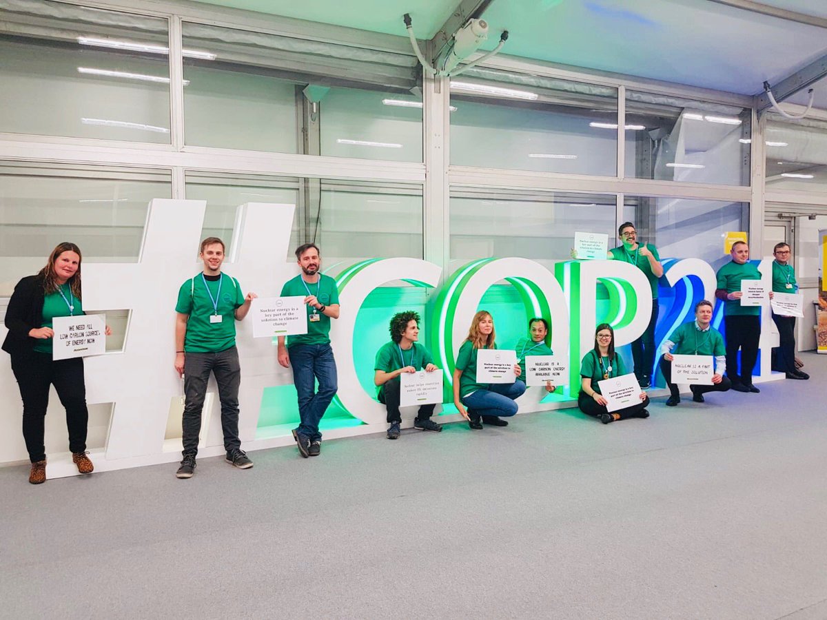 Atoms_in_Japan's tweet photo. JAIF is part of the #Nuclear4Climate team doing various activities at #COP24 to let people know nuclear is a key solution toward a better world. #Atoms_in_Japan #euronuclear #ANS_org #Gen_Atomic #ens_ygn #IYNC #SFENorg #SFENjg #WiNglobe #Nuclearlnst #assonicleare #WorldNuclear https://t.co/vuuPXdvKov