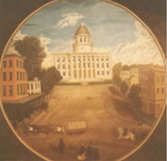 ReunionTroy's tweet photo. On this day in 1847, the Alabama legislature begins its first session in the new capital of Montgomery. The capitol building cost $75,000 to build and was paid for by the citizens of Montgomery. It was destroyed by fire two years later. #AL200 #ALABAMA200 #AlabamaHistory https://t.co/m7zhPVqp2F