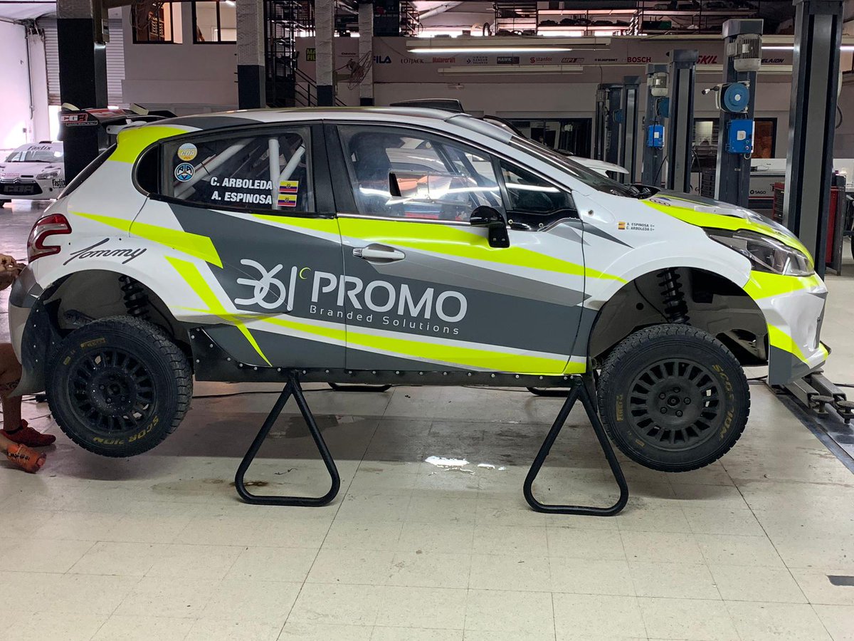 CGRally's tweet photo. Así luce el Peugeot Maxi Rally Aspirado de Christian Arboleda Christian Arboleda. El piloto ecuatoriano tuvo la oportunidad de probarlo y ya está listo para el Gran Premio #HomenajeRecalde 💪🏼
@SancorSeguros https://t.co/HDpT75zWvO