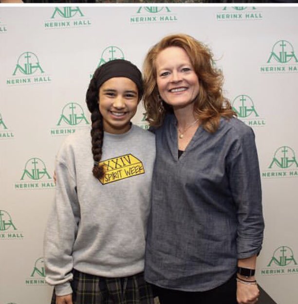 STMMschoolstl's tweet photo. Congratulations to Mrs. Tricia Berns Martinez who prepares students so well for their future studies. Nerinx Hall presented her with the Foundation for Success Award yesterday .... very deserving ...proud of you! #nerinx https://t.co/Uki4hvD6FS