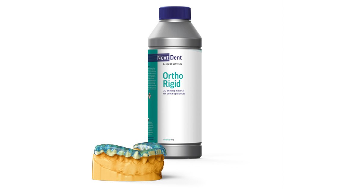 nextdentbv's tweet photo. The FabPro 1000 for Dental Applications is now optimized for production of orthodontic splints with the NextDent biocompatible material Ortho Rigid. Learn more: https://t.co/1UU8pzID5f #3dprinting #denstistry #letsredefinetogether https://t.co/l4prGXCLDe