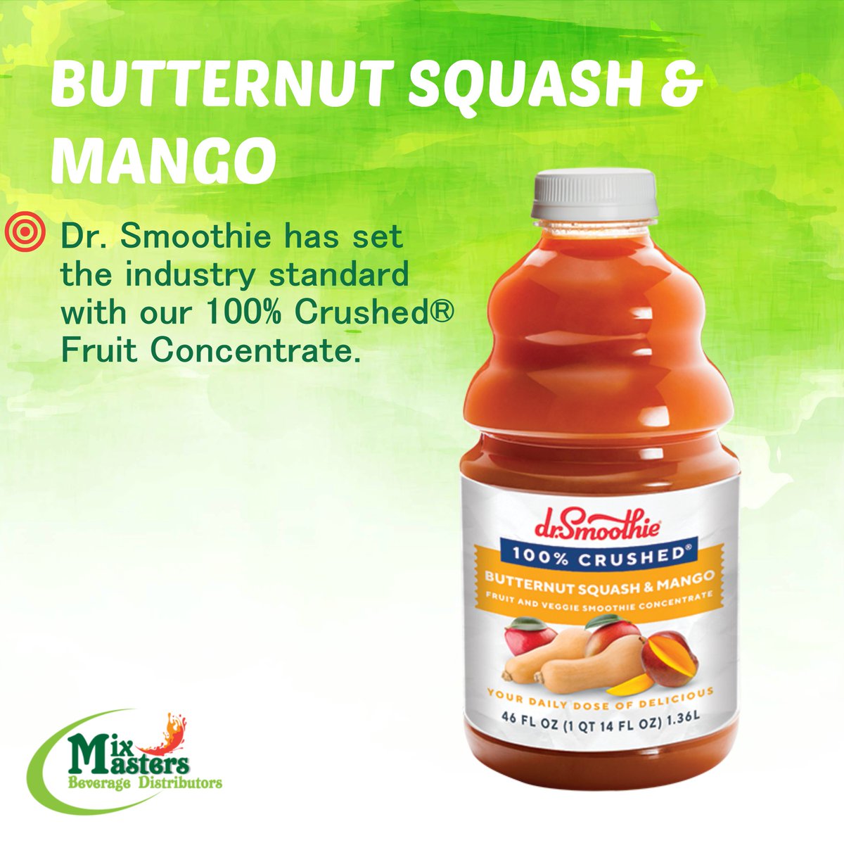 mixmastersbev's tweet photo. Mango and squash are perfectly matched with 7 veggies including carrots and greens in a taste sensation that keeps customers asking for more. 
https://t.co/RlbZ0ErUlU

#MixMastersBeverage #BeverageDistributors #vegetarian #wellness #summer #strawberry #yummy #yum #glutenfree https://t.co/JY66RaDbW7