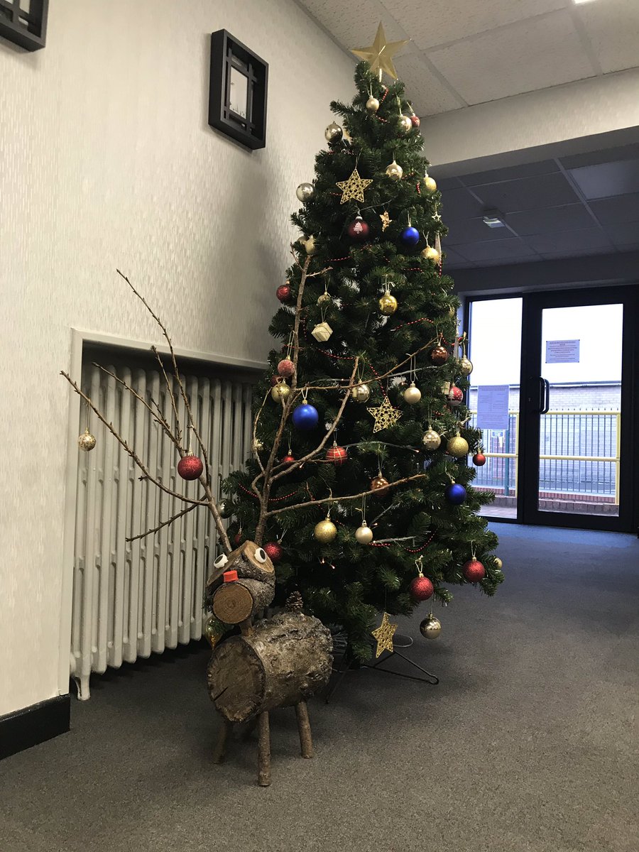EstatesPM's tweet photo. The office tree is up! 🎄#ChristmasIsComing @BrymauEstates https://t.co/zn97GHKVFi