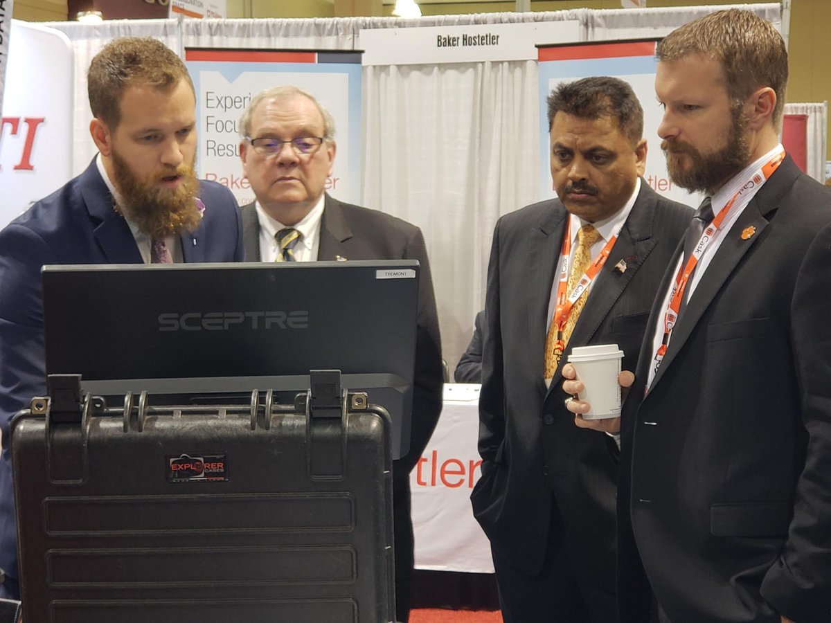 VcinityInc's tweet photo. Vcinity is live from day 2 of the #CDCASummit2018 showcasing our #tech with @NetworkRunners. Come by booth #109 to see how our solutions are deployed to #DoD networks to reduce mission timelines and increase #network flexibility! https://t.co/pdRcEbFES3