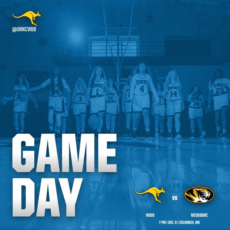 ArchiveRoosWBB's tweet photo. Today is a BIG game for the Roos as we take on the Missouri Tigers! Tune into the SEC Network at 7 pm tonight to watch this game go down! #RooUP https://t.co/LnGkIgjQQY