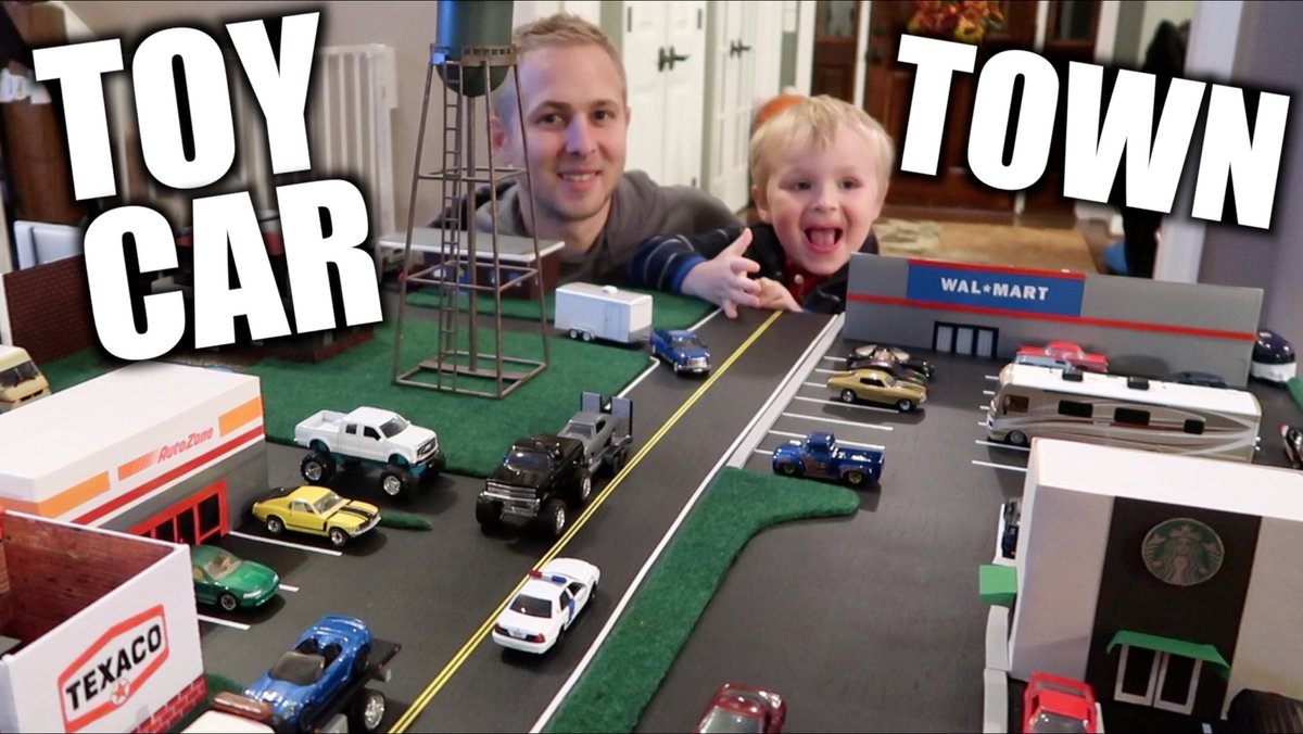 JD_JoyrideTV's tweet photo. We built a mini Toy car Town. 
Check out the video:
https://t.co/yU5VQMHbfY
#hotwheels #matchbox #johnnylightning #greenlight @GLCollectibles https://t.co/R6cL9dX97x