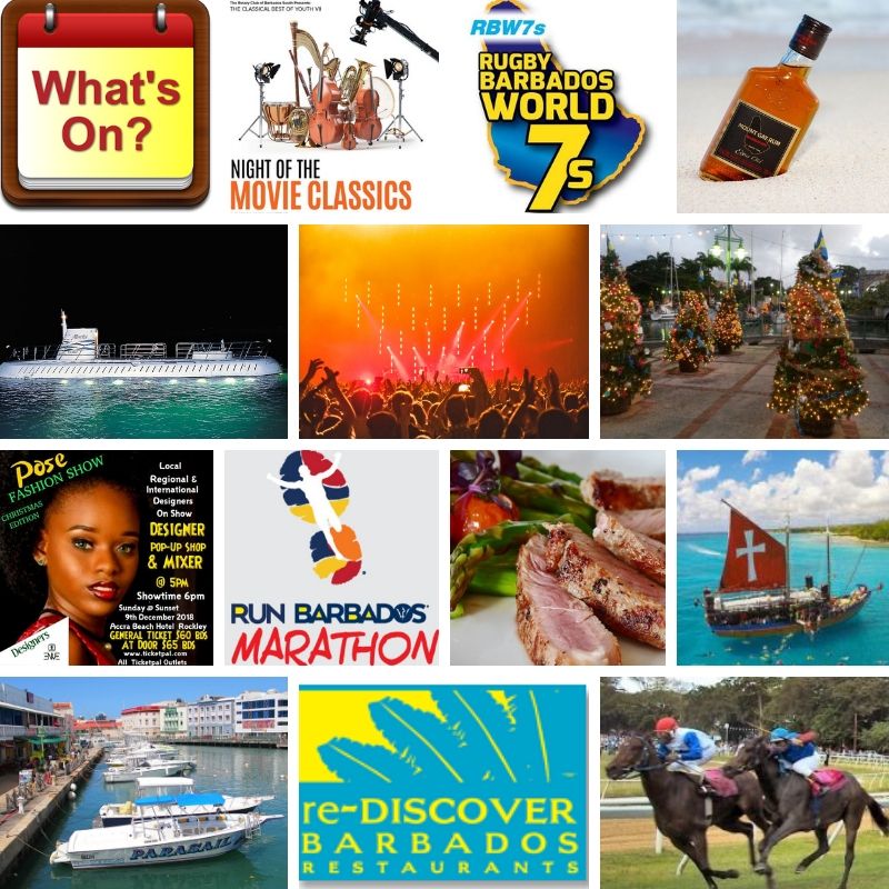 WhatsOnBarbados's tweet photo. 🎄🍽🎶🏃♂️🏇 The #WhatsOnInBarbados Newsletter is out! Check it out NOW at 👉 https://t.co/4Abm0kIorz and start planning for your Week in #Barbados! https://t.co/lfZkPPyZad