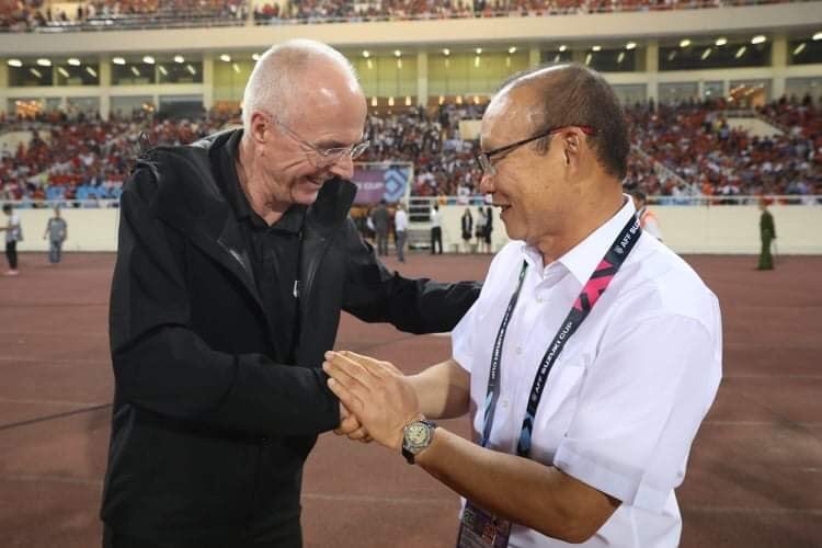 VNSportsnews's tweet photo. AFF Cup 2018 Semi-Final (2nd leg)

FT: #Vietnam🇻🇳 2 - 1 🇵🇭 #Philippines (Agg: 4-2)

#AFFSuzuki2018 #AFFfinal https://t.co/V40cvbbVeu
