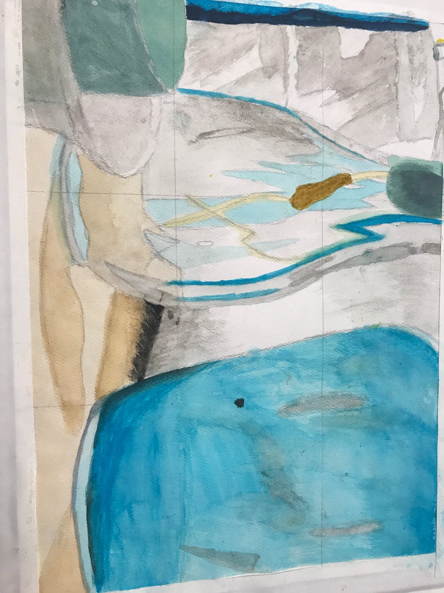 SteamDickerson's tweet photo. Bringing together contour line study, still life, and watercolor for some beautiful artworks! #steamlearns #artofed #engage2learn https://t.co/47dzx2Nrm5