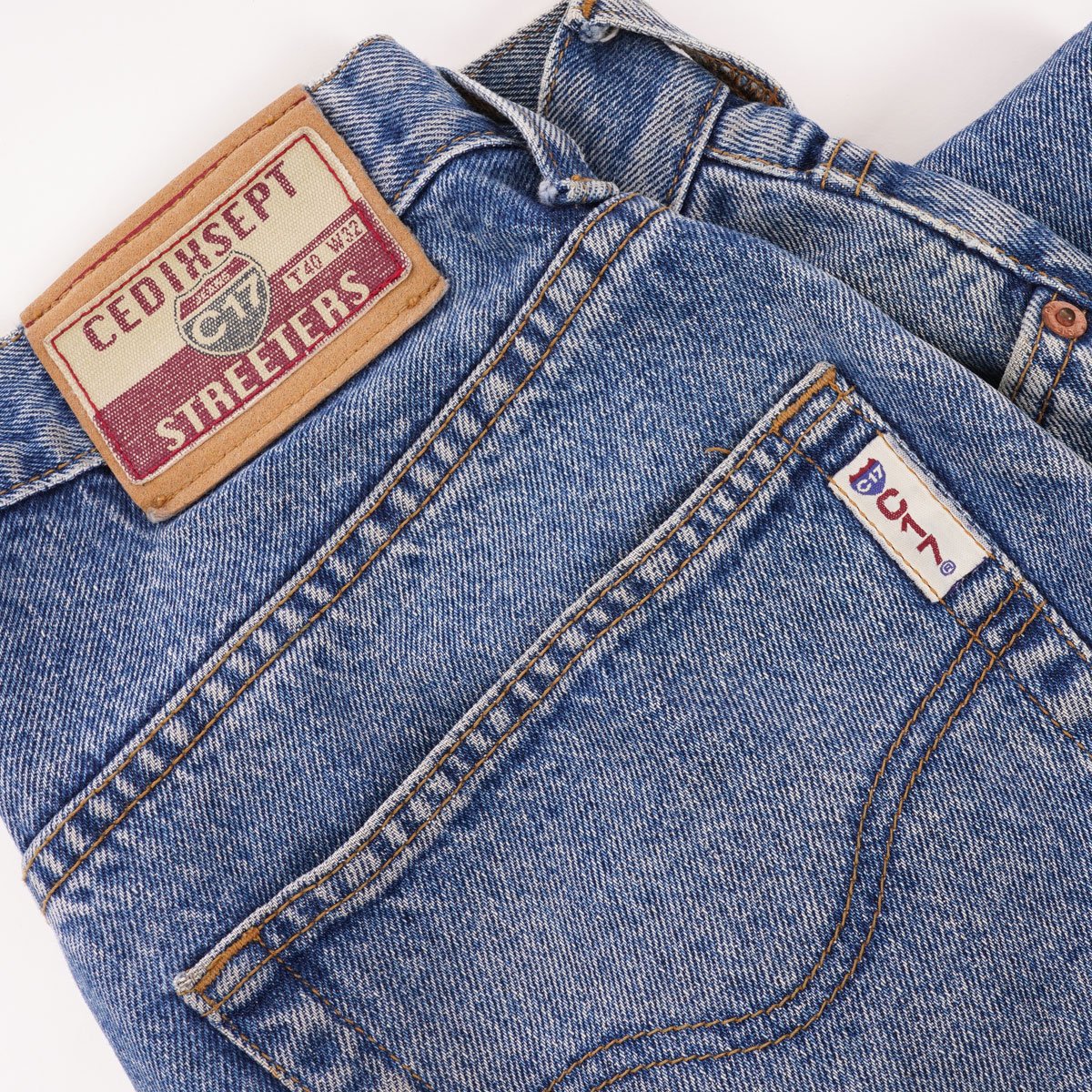 C17 JEANS on Twitter: "We into our archives and pulled the best from the 80's. Tobacco stitched denim with all the bells and whistles. #C17 #C17jeans #cedixsept https://t.co/FeVhD84qGy" / Twitter