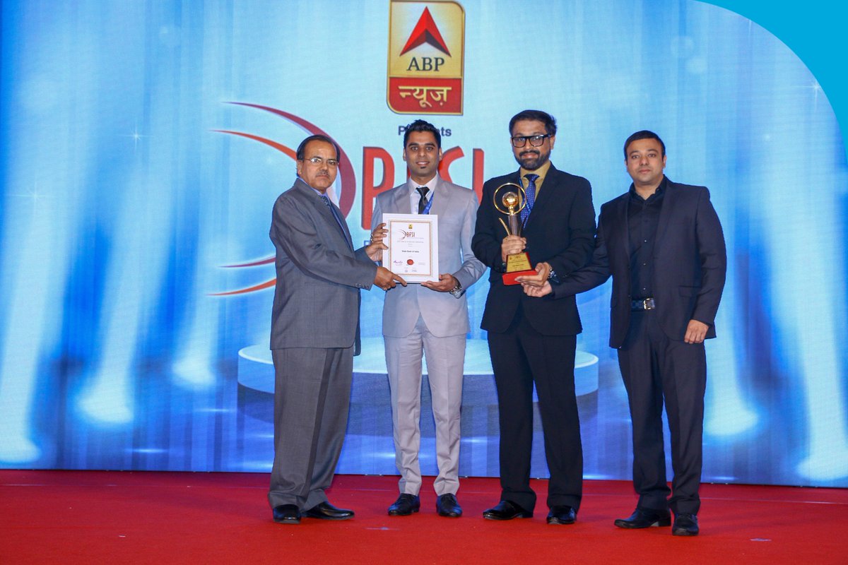 We are delighted to announce that State Bank of India has been awarded the “Best Bank in Technology Orientation” for YONO at the ABP News BFSI Award 2018, on 28th November, 2018, in Mumbai.