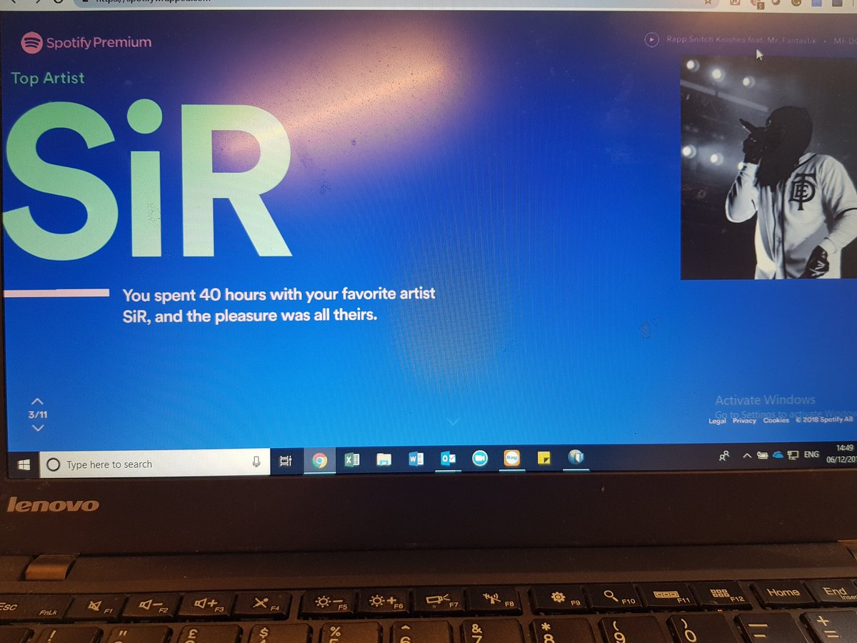 gbemi_hi's tweet image. @inglewoodSiR you're my most listened to artist of 2018! TDE the greatest. @dangerookipawaa I need more music from this man in 2019! Don't let me down. #spotifywrapped