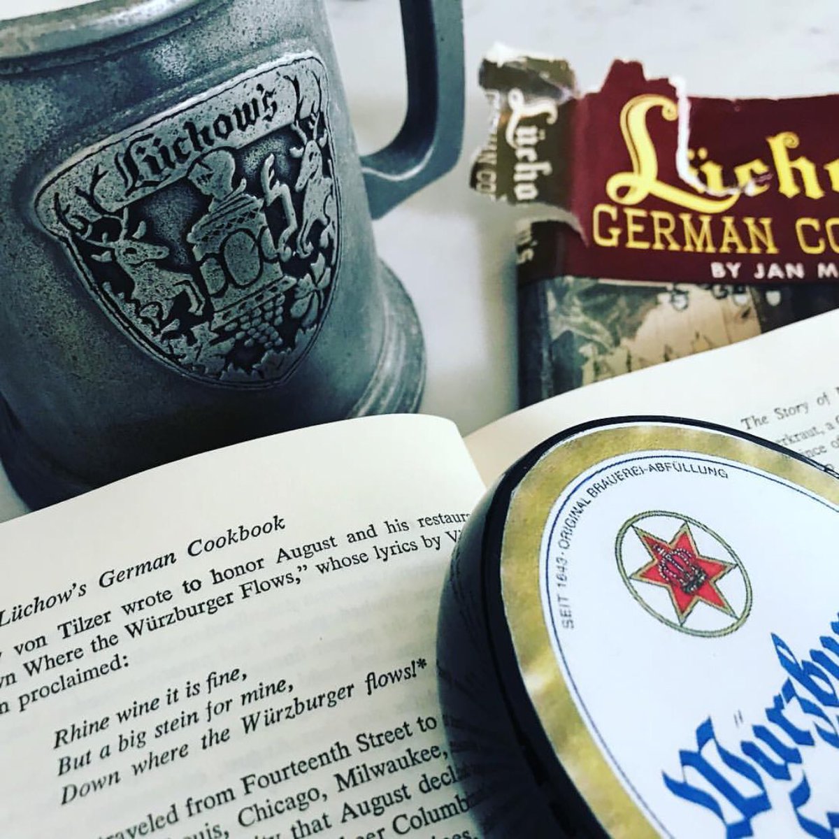 12/5/33 the Capital Club Building was 4yrs old. Luchow’s restaurant in NYC was 50yrs old and had been importing #würzburgerhofbräu for 46yrs. They held  NYC ‘s #1 liquor permit and the first to receive their permit reinstated when Prohibition was repealed..NOW, HERE..on tap..🍻