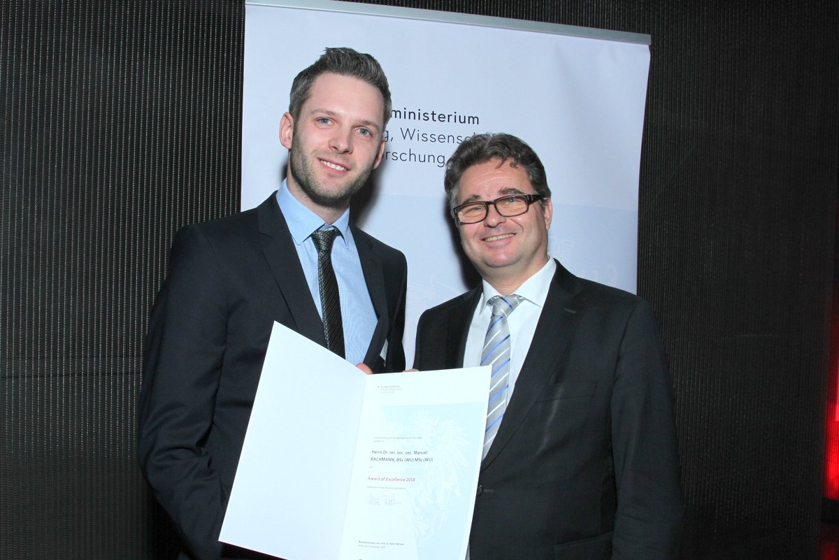 WU Vienna on Twitter "Wir gratulieren sehr herzlich! Jedes Jahr vergibt das 