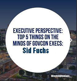 Congratulations to <a href="/MacB_Inc/">MacAulay-Brown, Inc., an Alion company</a> President <a href="/SidFuchs/">Sid Fuchs</a> for being named by <a href="/washingtonexec/">WashingtonExec</a> in its EXECUTIVE PERSPECTIVE series entitled, "Top 5 Things on the Minds of GovCon Execs" <a href="/GovCon/">GovCon Network</a> <a href="/ACGNATLCAPITAL/">ACG National Capital</a> <a href="/NOVAChamber/">Northern VA Chamber</a> @AlionScience tinyurl.com/y7fd6b25 tinyurl.com/yak6wkhz