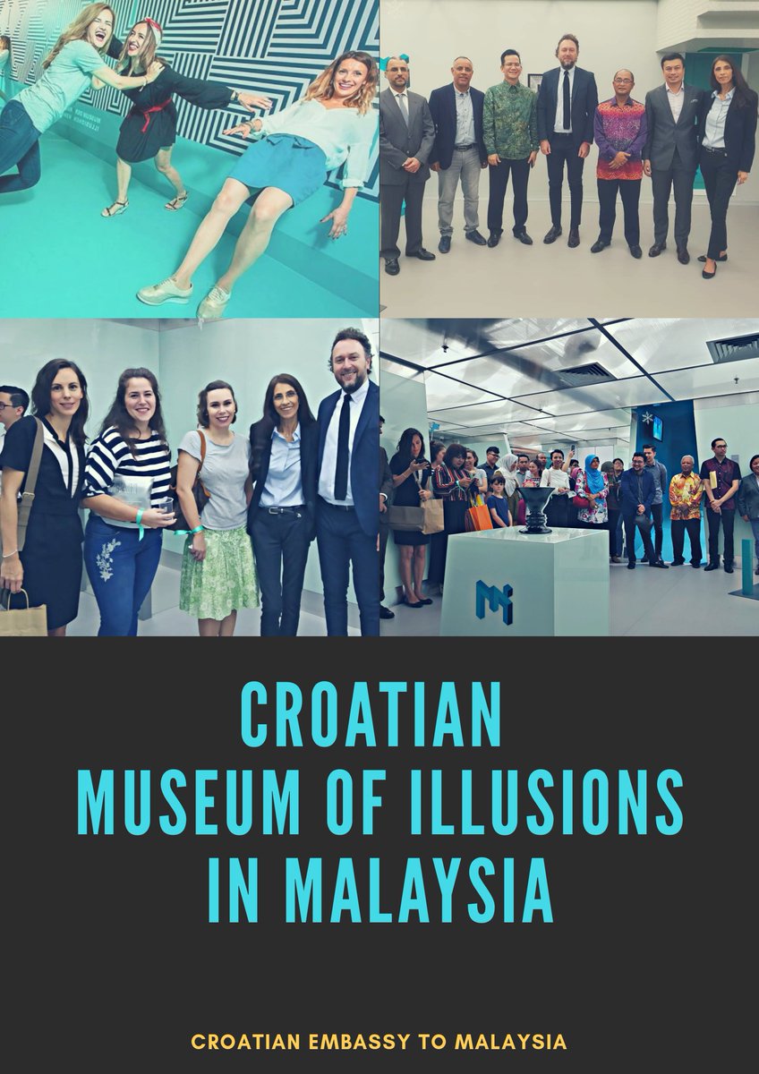 🇭🇷 #Croatian Museum in #Malaysia 🇲🇾. Thank you all 4 coming 2 our event of Illusions in KL. The Museum of Illusions, an interactive museum with over 70 exhibits designed to boggle the mind. Special THX SG of <a href="/MyMOTAC/">MyMOTAC</a> MinistryOfTourism Rashidi &amp; our superwoman <a href="/AntonijaStrilic/">Antonija Strilic</a>