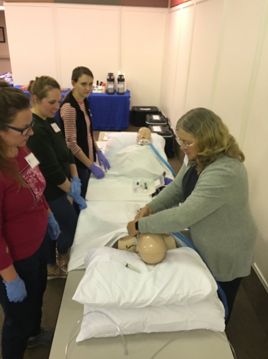 slp_wcu's tweet photo. WCU CSD graduate students attended the trach-vent course put on by Nashville Speech &amp; Swallowing Specialists this past weekend in Nashville, TN where they got hands on suctioning and placing speech valves. A special congratulations to Lindsey Lail who won a scholarship! https://t.co/uGP2K7tZWb