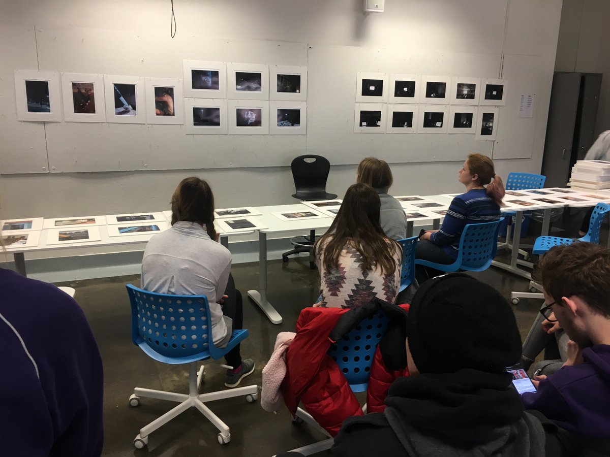 KStateArtDept's tweet photo. Photo 1 Studio has turned in their final projects of the semester for critique. The work we are seeing this week shows art students had a successful semester & we couldn't be more proud. #KState #artdept #art #studioart #artstudio #photography #ART395 #alwayslearningalwaysgrowing https://t.co/j0UHKZXE5D