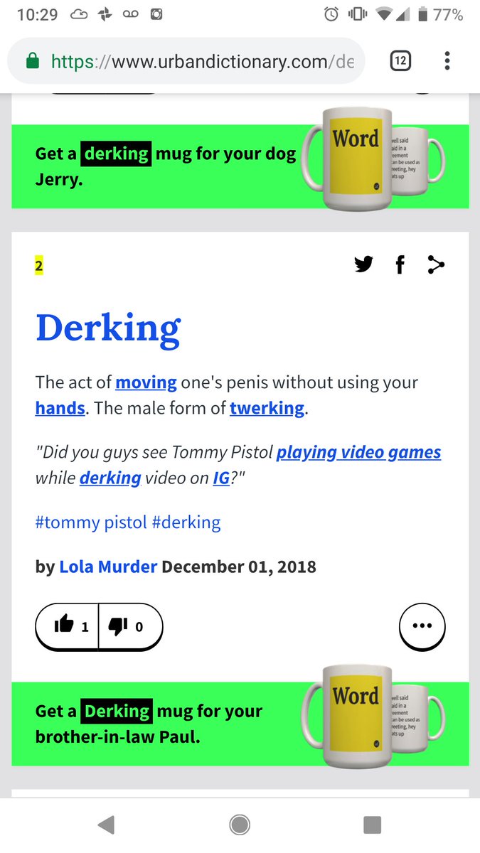 Lola Whiskey Mouth On Twitter Urban Dictionary Derking