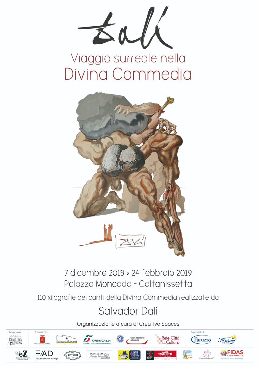 SWcaltanissetta's tweet photo. 💥Per tutti i partecipanti a #SWCL le sorprese non sono ancora finite!
Domani 7 Dicembre partecipa alla visita guidata alla mostra di Dalì
👉Solo per te il costo del biglietto è di 4€
Il team di Creative Spaces ti dà appuntamento alle 12 in via Rochester(stazione)
Non mancare! https://t.co/ifaFkKf0uo