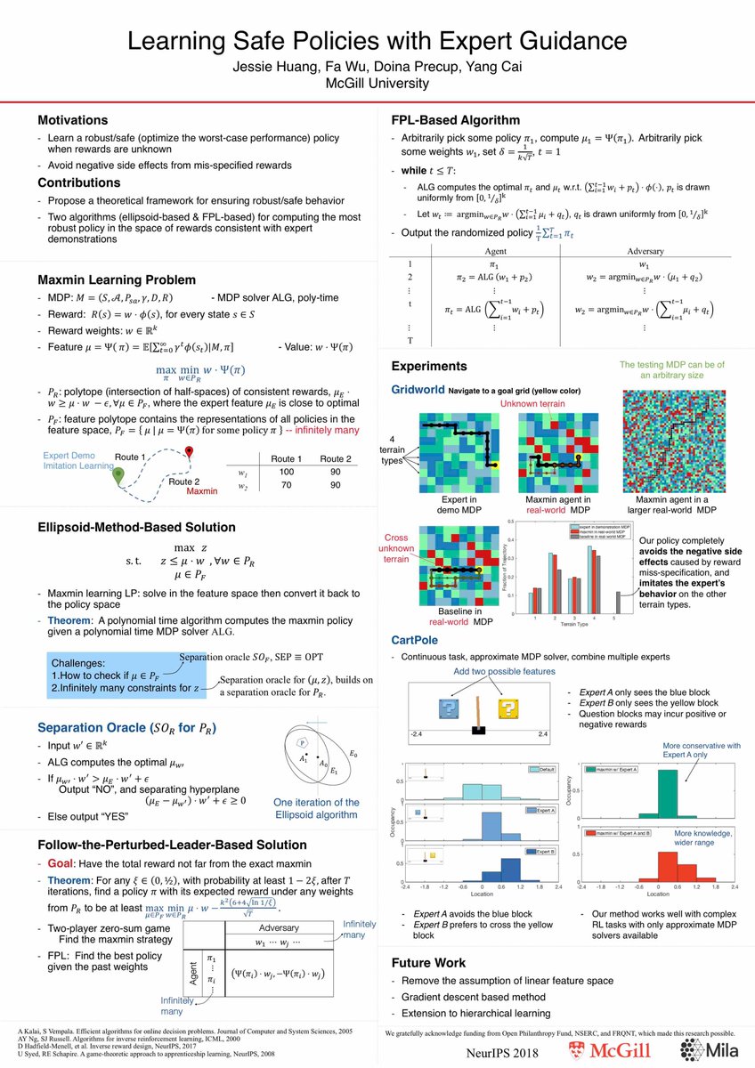 JcsHuang's tweet photo. I had fun presenting our paper during the poster session at #NeurIPS2018 Thanks to everyone who stopped by! https://t.co/uHrxJhBOzO