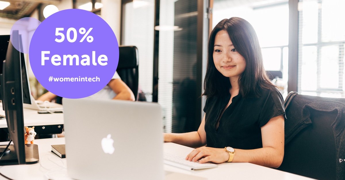At BidMotion, we support #womenintech and consider #equality as one of our core #values, which is why we're proud to have a 50% ratio of female employees in a team of over 17 different nationalities 🙌