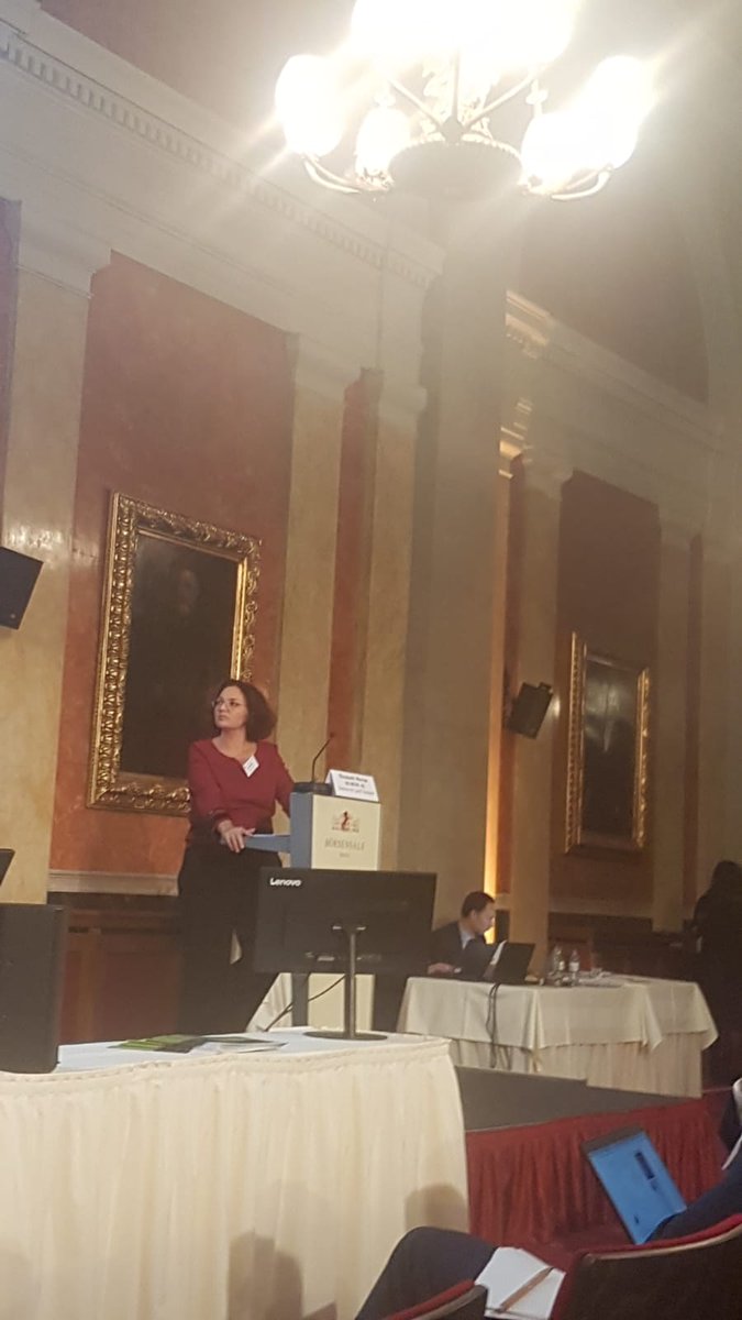 Transport_EU's tweet photo. "We have to progress building on 3 main pillars: infrastructure, operations & regulations. Good window of opportunity to make a difference & we will look how to bring different elements together into one strategic framework." - Dir. E. Werner at #RailFreightDay in Vienna #RFD2018 https://t.co/V1qm5mgEB4