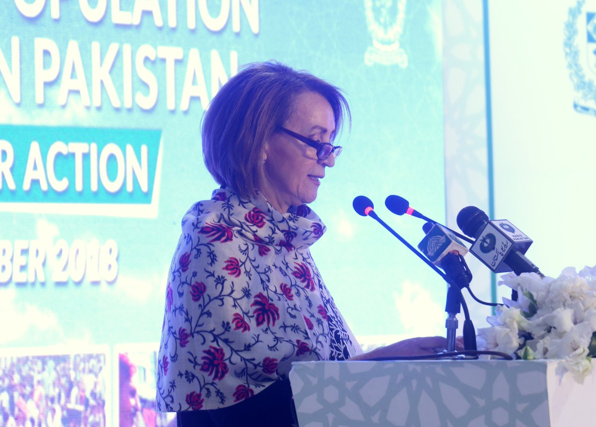 "UNFPA, as a principal global organization with the mandate for family planning, is ready to assist the Government of Pakistan in building consensus on high quality, equitable family planning as a national priority working with key stakeholders"Ms. Lina Mousa (Country Rep. UNFPA)