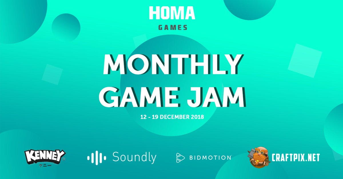 BidMotion is happy to announce they'll be one of the sponsors for the Homa Games Monthly Game Jam next week! If you're an indie developer looking to test your creativity while winning some great prizes, be sure not to miss out 🕹Join for free today at: bit.ly/2Qg06Wp