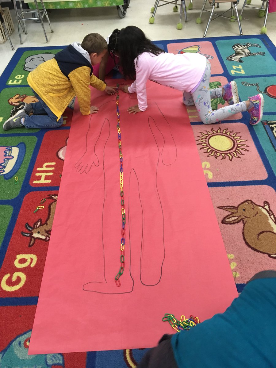 Tall Mr Wall makes for some great measuring practice. #brassfieldelem