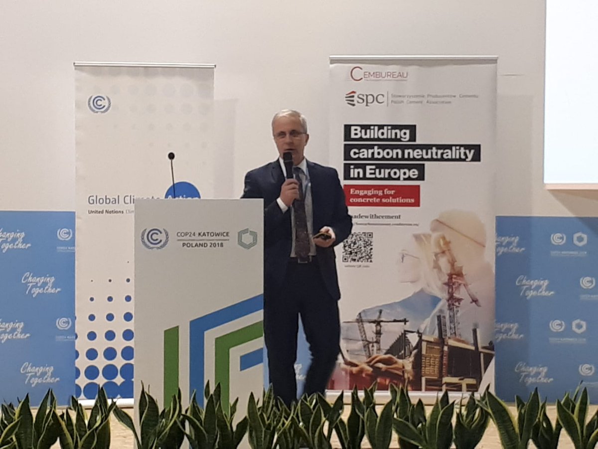Cement_Europe's tweet photo. There are efforts underway to further leverage the potential of #concrete, #madewithcement, to lower  #CO2 #emissions. We're discussing how at #COP24. 

💪 Have a look at our #5CApproach action plan for the full picture https://t.co/BFFYHIfBFn #CCSatCOP #COP24Katowice #EU2050 https://t.co/o2rdgPqZQ9
