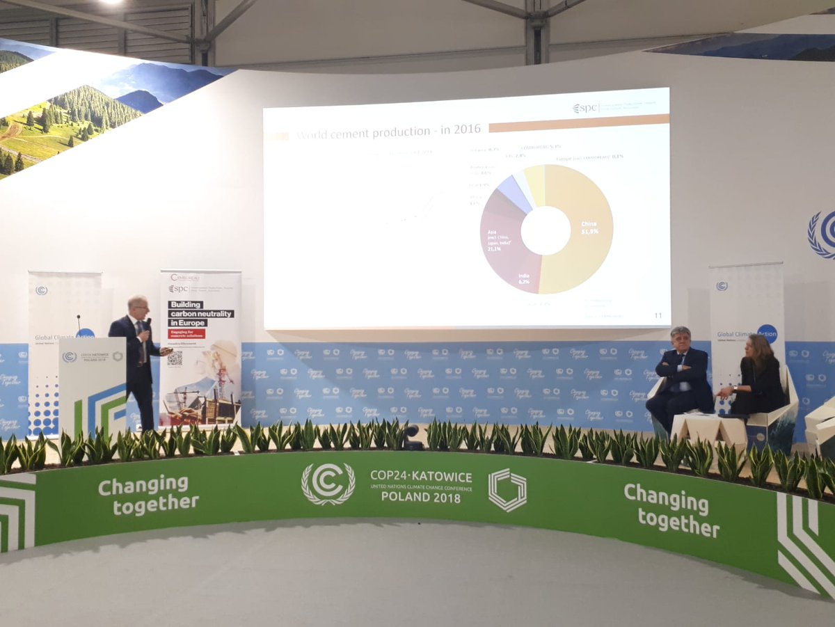 Cement_Europe's tweet photo. There are efforts underway to further leverage the potential of #concrete, #madewithcement, to lower  #CO2 #emissions. We're discussing how at #COP24. 

💪 Have a look at our #5CApproach action plan for the full picture https://t.co/BFFYHIfBFn #CCSatCOP #COP24Katowice #EU2050 https://t.co/o2rdgPqZQ9