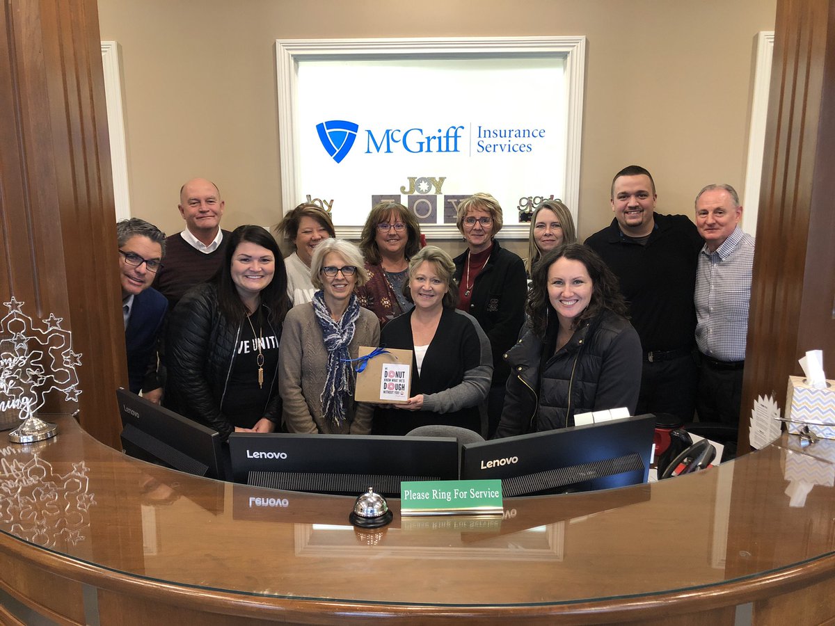unitedwayhoco's tweet photo. Thank you #McGriffInsurance for #Doughnating to #UWCampaign18
We Donut know what we’d Dough without you! ❣️🍩 #CampaignBlitz https://t.co/3FDBDARwUh