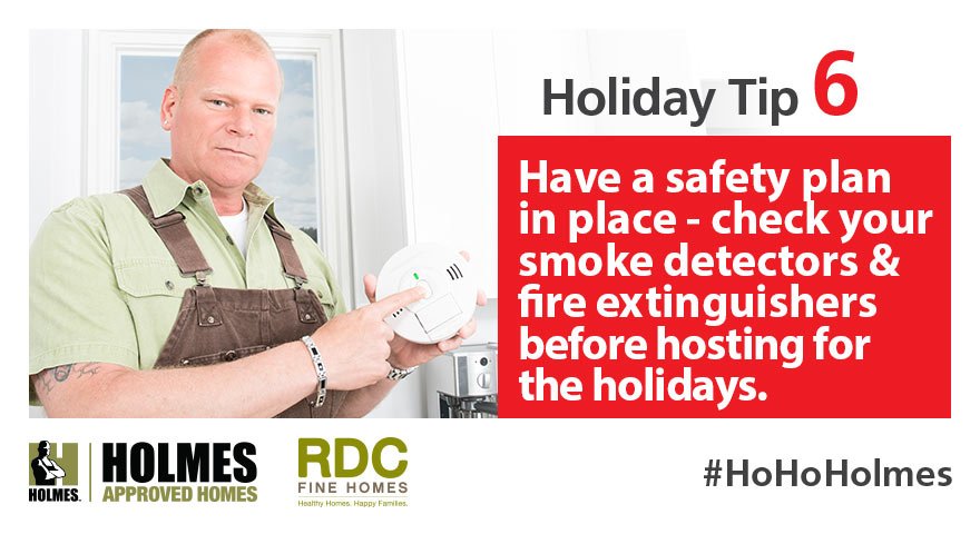 Make_It_Right's tweet photo. Test your alarms monthly. And don't forget to change those batteries twice a year! I change mine over when the clocks change. #HoHoHolmes @RDCFineHomes https://t.co/KN2yjoDFDT
