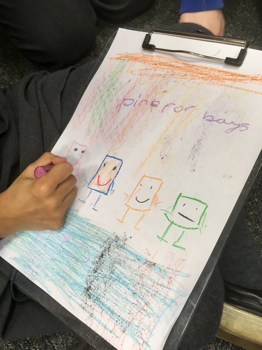 KirkleesLibrary's tweet photo. A fabulous morning at #Lindley Library with class 11 and 12 from @LindleyInfants, reading the wonderful #TheDaytheCrayonsQuit by @DrewDaywalt and @OliverJeffers We empathised with the characters and drew creative solutions too! #understandingfeelings #ReadforEmpathy @EmpathyLabUK https://t.co/RvD3jNObOk