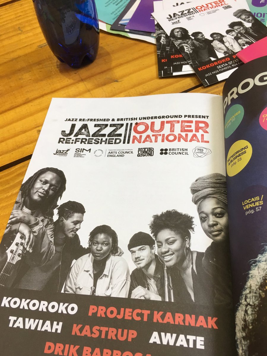 B_Undergr0und's tweet image. After a morning of pitching to festivals and promoters @simsaopaulo we’re excited about our @JazznosFundos showcase tomorrow @kokorokomusic @ProjectKarnak @jazzrefreshed @ace__london @PRSFoundation #hustle #outernational