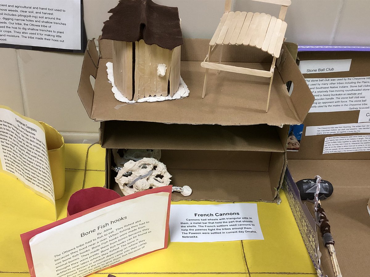 the_gifted_guy's tweet photo. Mrs. Orzechowski’s 5th graders creating archaeological digs that show interaction between Native Americans and Europeans @PLSD @OrzechowskiS @TollGateMiddle @mrshowell24 https://t.co/5kapORpWMK
