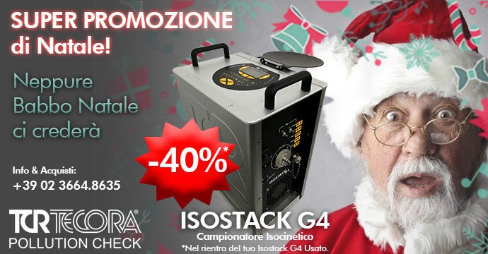 Santa Claus has arrived!🔥Isostack G4 Isokinetic Sampler with -40% Off 🔥for more informations. bit.ly/tcrcontcUs #tcrtecora #italy #madeinitaly #sampler #airquality #emissions