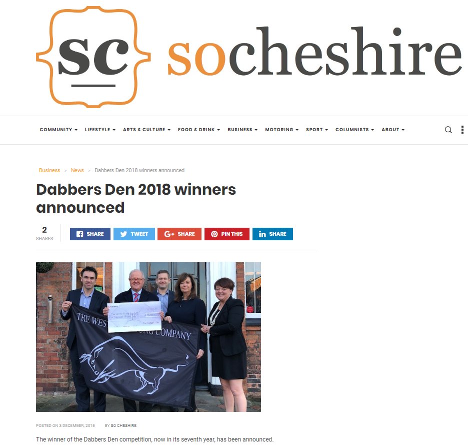 Thank you <a href="/socheshire/">So Cheshire</a> for your article on our #DabbersDen 2018 winner <a href="/weston_biltong/">Weston Biltong Company</a> ! Check out more here so-cheshire.co.uk/dabbers-den-20…