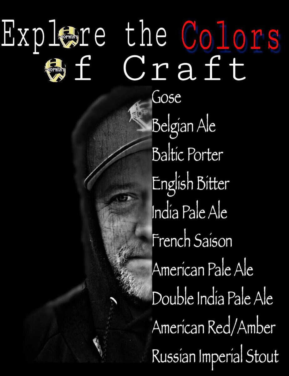 HopwinS's tweet photo. #hopwins #hopwinsbrewery #explorethecolorsofcraft https://t.co/7KGL7cb8MF
