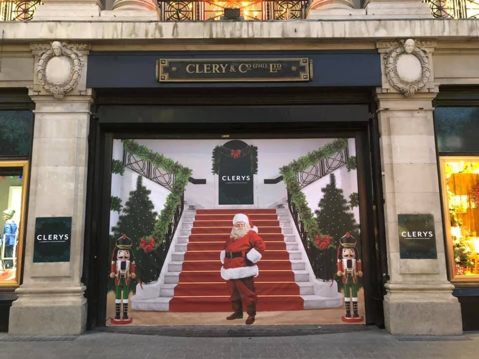 Santa ain’t in, but Christmas did arrive early for O’Connell Street. It’s good to see some momentum at Clerys AT LONG LAST!